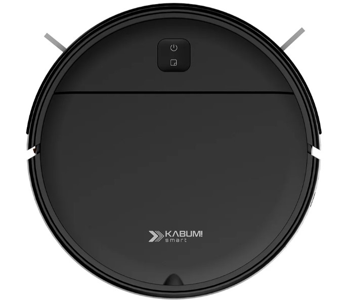 Robô Aspirador de Pó KABUM! Smart K100 - 2 Modos de Limpeza, Sensor Anti-Queda, Anti-Colisão, Bivolt, Preto - KSAR100PT