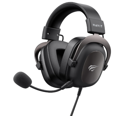 Havit Headphone Fone de Ouvido H2002d, Gamer, com Microfone, Falante 53mm, Plug 3, 5mm: compatível com XBOX ONE e PS4, HAVIT, HV-H2002d