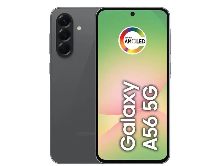 Smartphone Samsung Galaxy A56 128GB 5G 8GB RAM Preto 6,7" Câm Tripla + Selfie 12MP