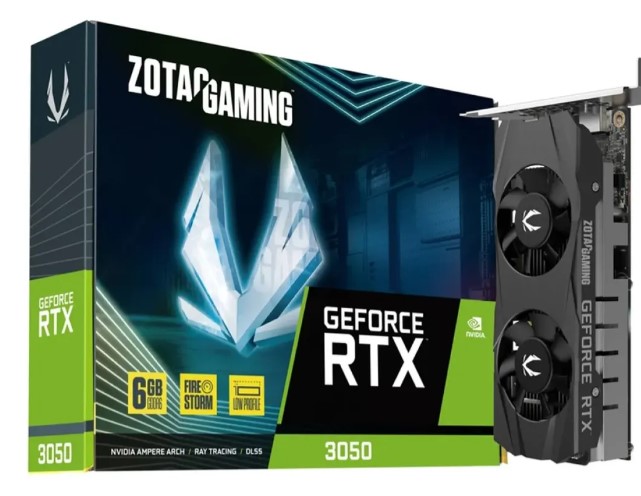 Placa De Vídeo Zotac Nvidia Geforce Rtx 3050 Twin Edge 6gb