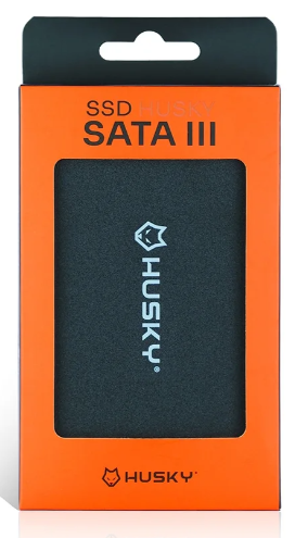 SSD Husky 512GB, SATA III, 2.5", Leitura 520MB/s, Gravação 450MB/s, Preto - HSSD001512