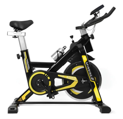 Bicicleta Spinning Ergométrica Exercício Profissional Monitor suporta até 150kg Academia 1.90m