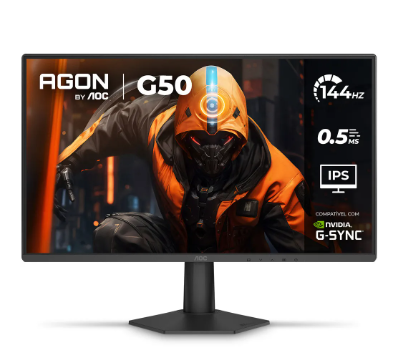 Monitor Gamer Aoc Agon G50 24 144hz 0,5ms 24g50f Preto