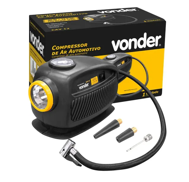 Compressor de Ar Automotivo Vonder CAV 12 12V