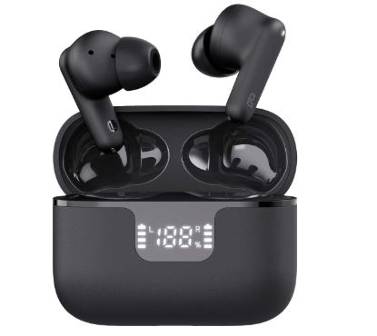 Fone de Ouvido TWS Geonav Harmonywave PT AER15BK com ANC e ENC – Som Estéreo e Cancelamento de Ruído