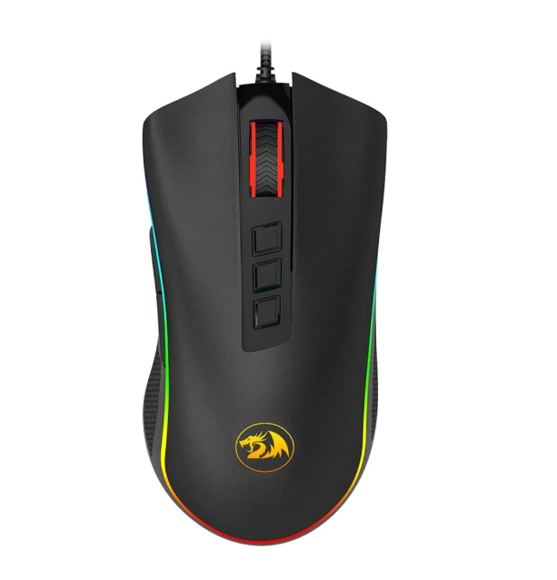 Mouse Gamer Redragon Cobra, Chroma RGB, 12400 DPI, 8 Botões, Preto - M711