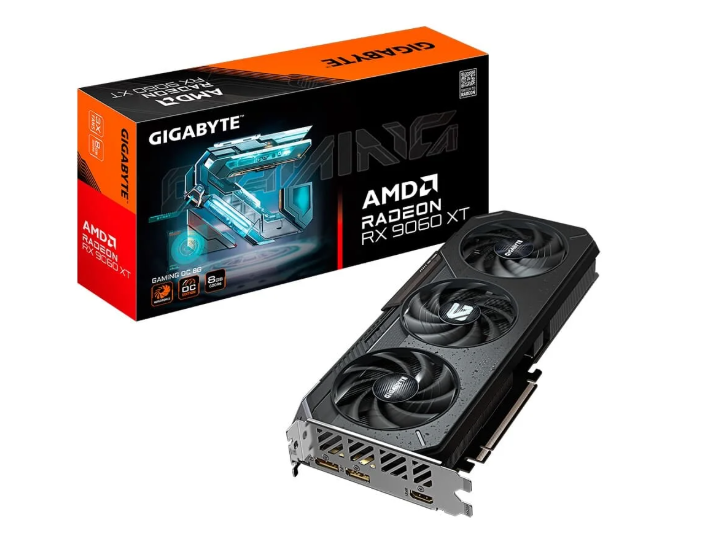 Placa de Vídeo Gigabyte RX 9060 XT Gaming OC AMD Radeon, 8GB, GDDR6, 128bits, Tripe Fan, OpenGL 4.6 - GV-R9060XTGAMING OC-8GD