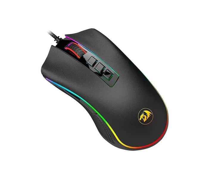 Mouse Gamer Redragon Cobra, Chroma RGB, 12400 DPI, 8 Botões, Preto - M711