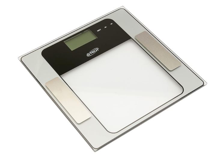G-Tech Balança Medição De Água Gordura Massa Muscular E Massa Óssea Mod.: Glass 7