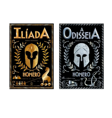 líada & Odisseia Da Guerra De Troia Ao Retorno De Ulisses Uma Jornada Inesquecível Kit Épico