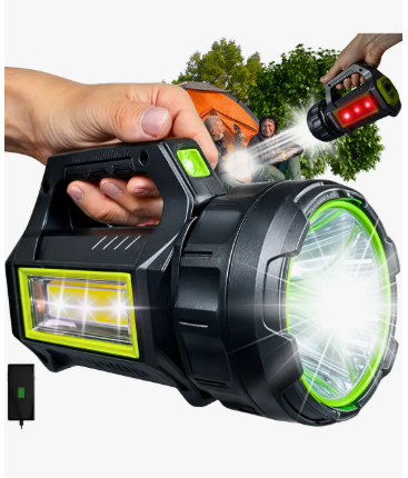 Lanterna Profissional Holofote 100000 Lúmens Bateria Usb