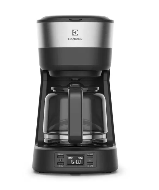 Cafeteira Elétrica Electrolux Efficient ECM25 Programável com Timer 30 Cafés Preto