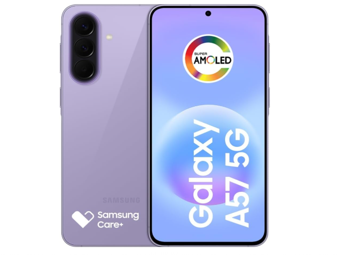 Celular Samsung Galaxy A57 5G 128GB, 8GB RAM, Câmera Tripla de até 50MP OIS, Selfie de 12MP